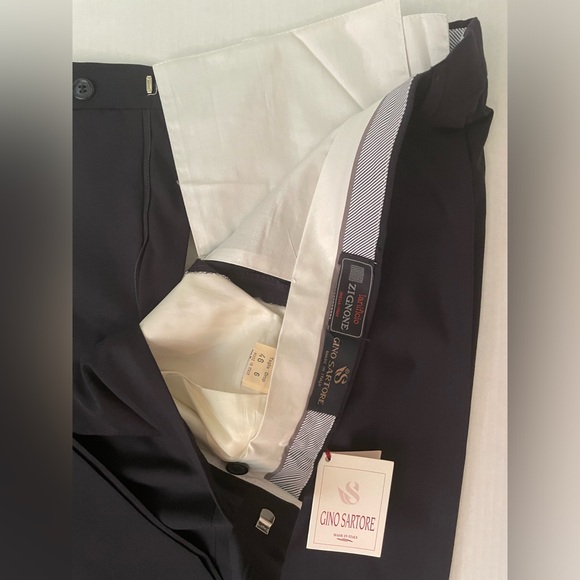 Dress Pants Super 100 Wool Made in Italy - Picture 4 of 7